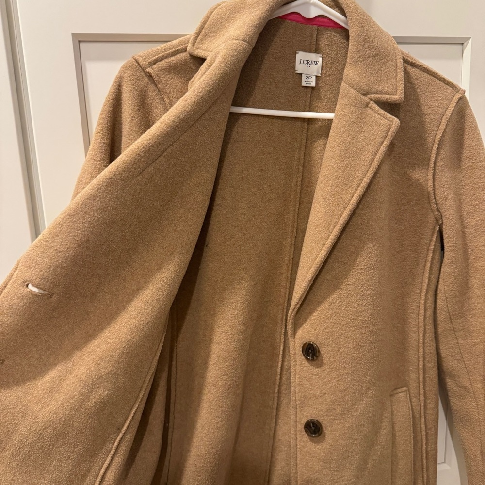 J.Crew Camel Peacoat